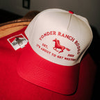 Red Western Snapback by Out Yonder – alternate product view 5