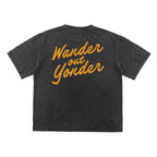 Wander Boxy Tee (Vintage Black) by Out Yonder