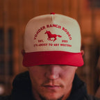 Red Western Snapback by Out Yonder – alternate product view 2