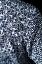 The Colton in Blue - Short Sleeve Pearl Snap