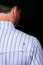 The Jack - Blue Short Sleeve Snap Shirt