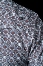 The Connor in Brown - Long Sleeve Snap Shirt