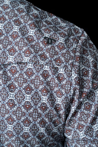 The Connor in Brown - Long Sleeve Snap Shirt