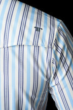 The Jake in Blue - Short Sleeve Pearl Snap Shirt
