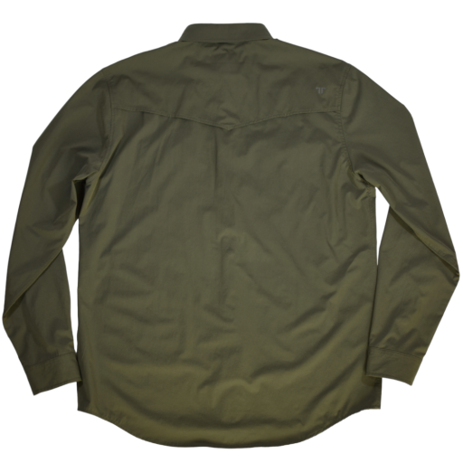 Core - Men's Olive Green Long Sleeve Pearl Snap Shirt - product image 7