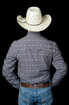 The Connor in Brown - Long Sleeve Snap Shirt